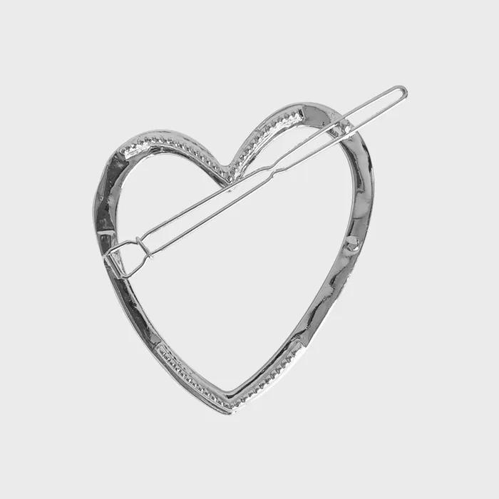 Punching Heart Hair Pin
