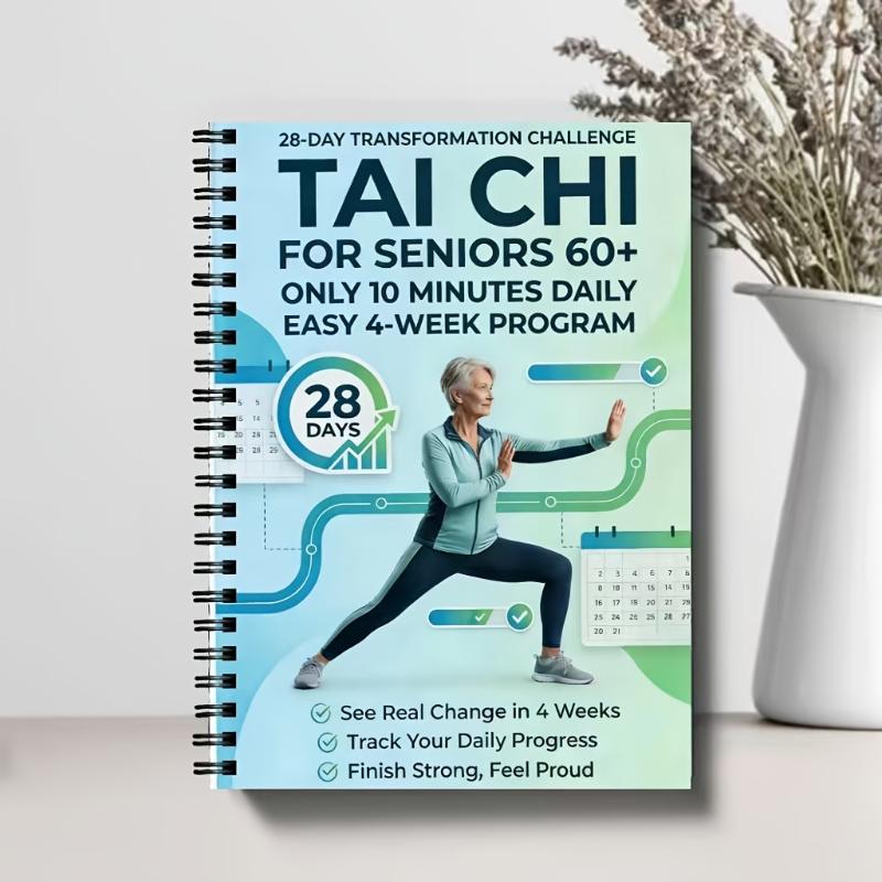 28 Days Transformation Challenge Tai Ji For Seniors Only 10 Minutes Daily Tai Ji Walking Easy 4-Week Program Book