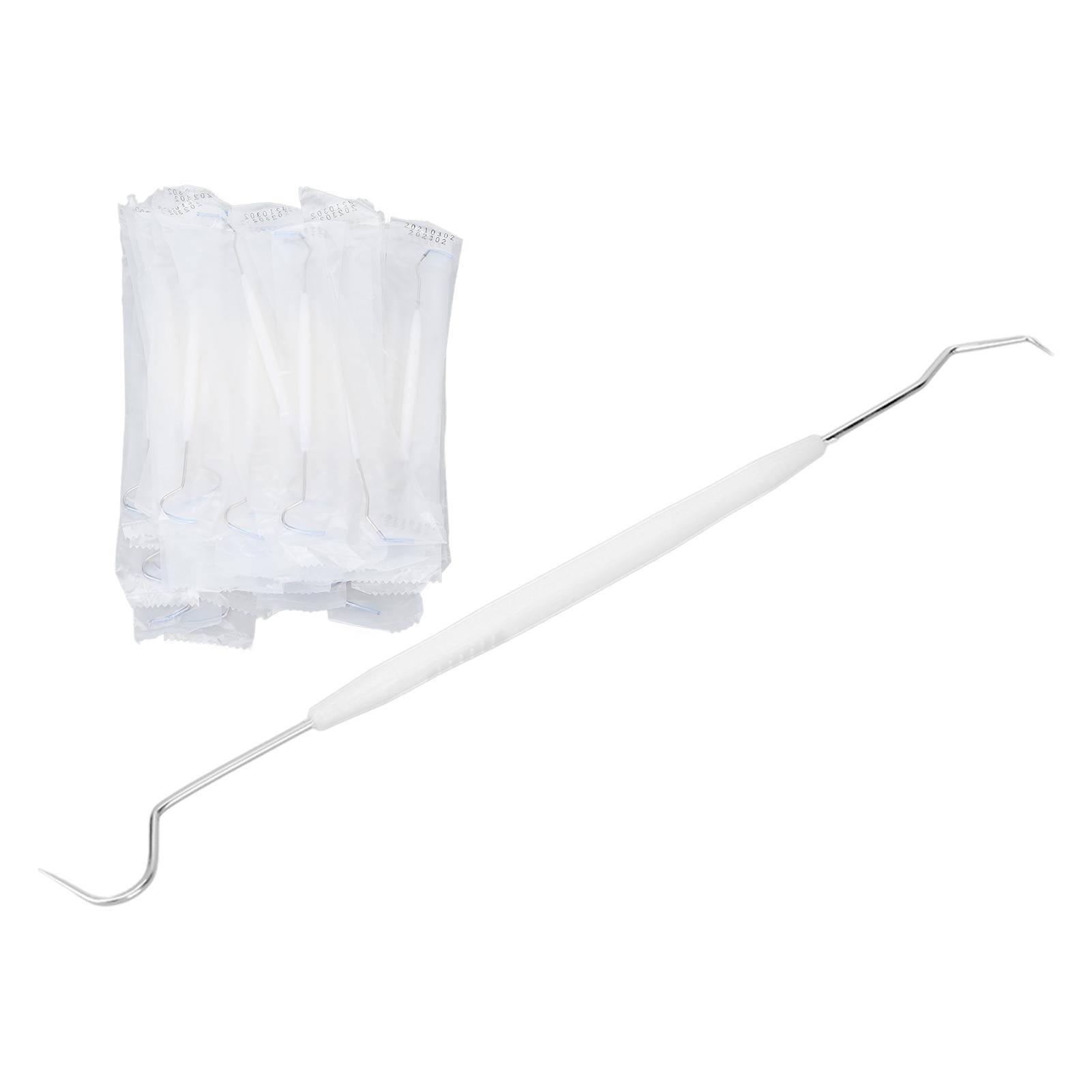 

80 шт. зубочисток с двойной головкой одноразового использования для чистки зубов и удаления зубного камня