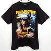 Pulp Fiction "Quentin Tarantino Uma Thurman Movie Men's T Shirt Summer New Men's and Women's Retro Fashion Cotton Top