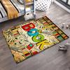 Colorful Cartoon Book-Themed Printed Carpet for Living Room Decor Suitable for use as an anti-slip for living room bedroom sofas