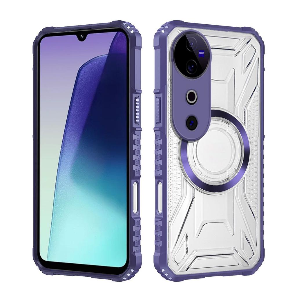 Battle Shadow Series Armor Phone Case for Vivo V40,V40 Pro Shockproof Anti‑Drop Protective Cover