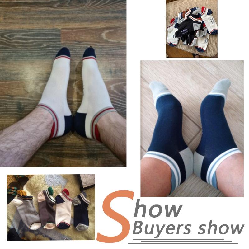 7 Paare/Lot Herren Baumwollsocken Lässig Mode Straße Kurz Unisex Atmungsaktiv Hohe Qualität Kurzer Schaft Hoher Absatz Abriebfest Übergröße