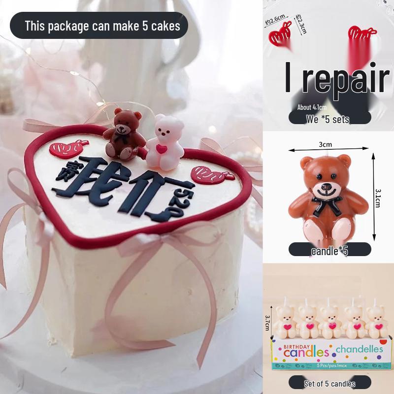 Heart Cake Topper: Bright Red, Perfect for Birthdays, Weddings, and Valentine's Day.