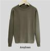 Trendy Harajuku Style Core-Spun Yarn Knitwear – Versatile No-Iron Round Neck Sweater