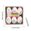 2025 Easter Hand-painted Random Egg Graffiti Cartoon Bunny Eggs Chick Easter Decorations for Party Kids Gift Favor Home Decor
