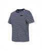 DISCOVERY EXPEDITION Women'S Striped Short Sleeve T-Shirt (D/Navy)
