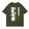 Dam T-shirt med tryck och rund hals och korta ärmar