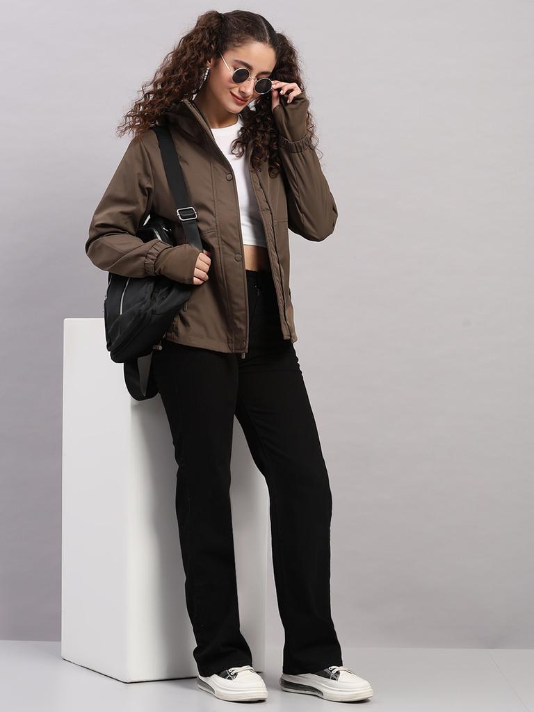 MONTE CARLO Damska kurtka z kapturem i długim rękawem