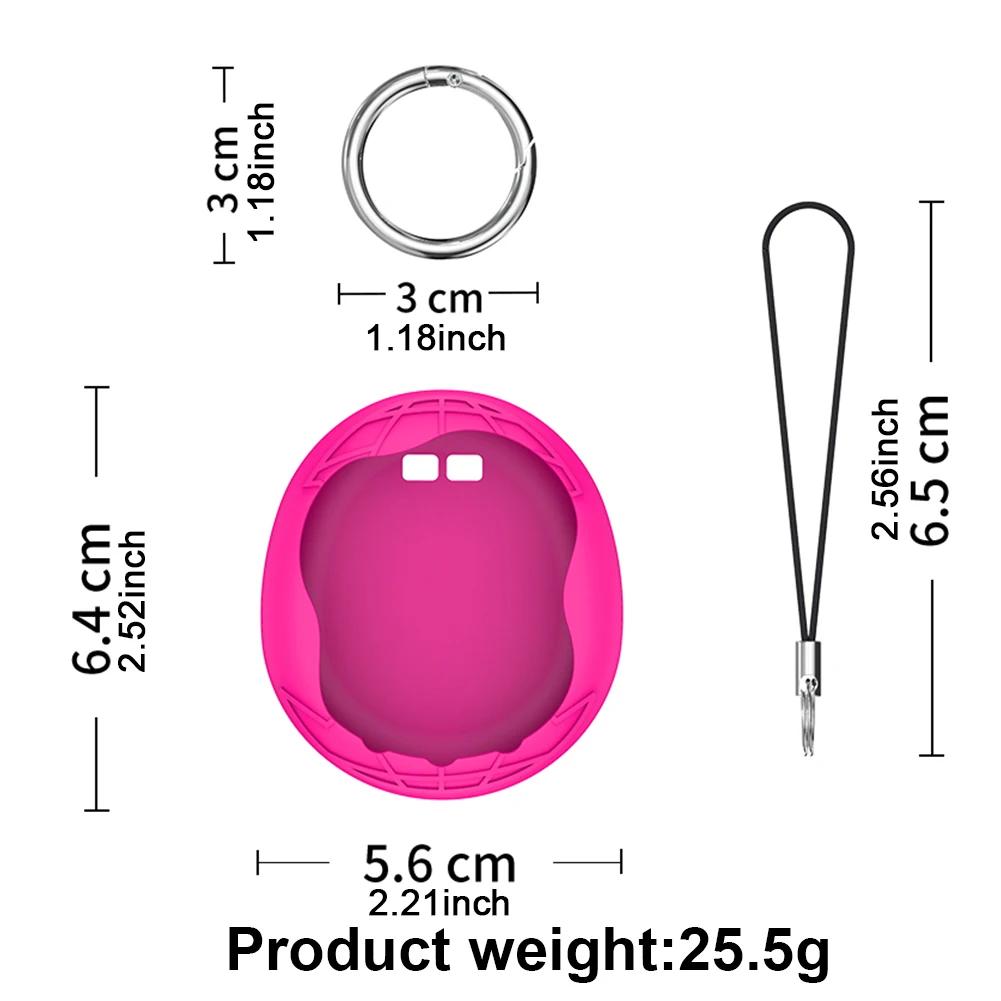 Capa Protetora de Silicone Fofa para Máquina de Bichinho Virtual Tamagotchi Uni 2025 com Cordão de Dedo Capa Macia Anti-Arranhões