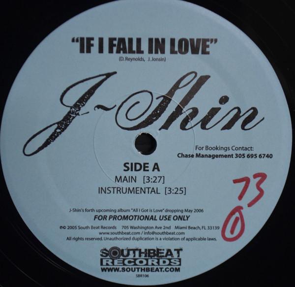 

12inch Record J-SHIN - If I Fall In Love SBR106 Southbeat Recor 2006 US Soul/Funk Used