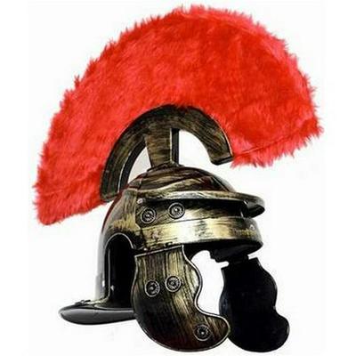 Ancient Roman Spartan Warrior Headdress & Samurai Knight Helmet Shield Cosplay Prop