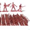 100 Stück Kunststoff 4,5 cm Soldaten Männer Actionfiguren Zubehör Modellspielzeug Kinder
