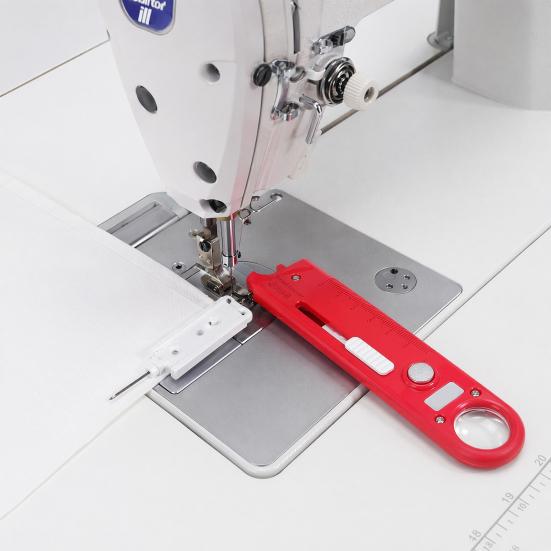 1/2Pcs 4-In-1 Sewing Threader Tool with Seam Remover, Magnifying Glass, Magnetic Seam Guide, Needle Threading Helper Tools, Sewing Accessory