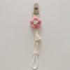 Cute Flower Dummy Nipple Holder Plastic Embroidery Pacifier Clips Baby Pacifier Chain  Newborn