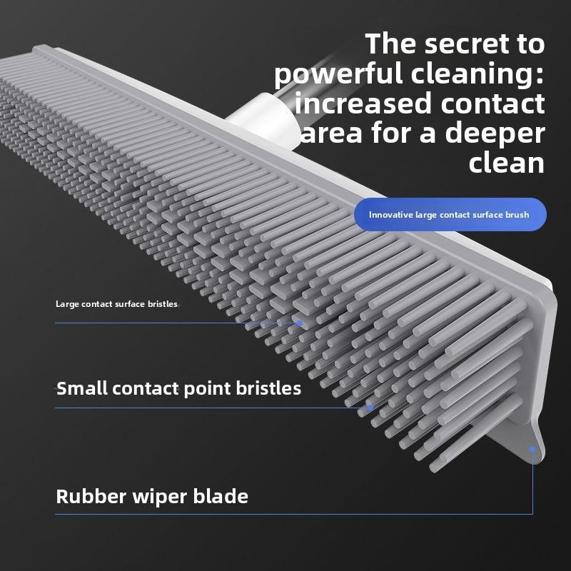 Plastic Floor Cleaning Brush With Soft Head And Replacement Option For Household Use