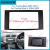 7 Inch Car Audio Radio 2Din Fascia Frame For Toyota Reiz Mark X Stereo Plate Trim Panel Dash Installation Mount Kit