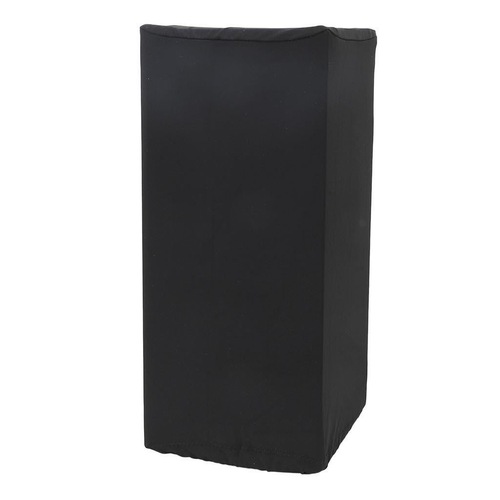 Speaker Cover Nylon Dust Proof Rain Proof Elastic Speaker Protective Cover for Indoor Outdoor Black