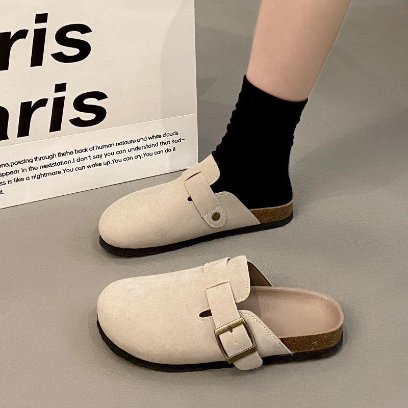 

Boken Shoes New Versatile Women s Casual Flat Shoes Anti Slip, Slip-on Lazy Shoes 40 белый