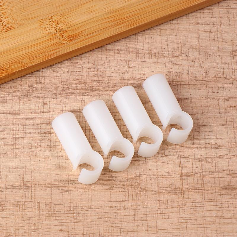 4Pcs Garden Plant Bracket Fixing Joint Mosquito Net Pole Buckle Grip Bed Curtain Cross Bar Hook Wardrobe Tent Fitting
