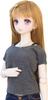 DD Compatible Raglan Sleeve Simple and Versatile Raglan Short Sleeve Dark Gray with Round Collar and Large Daily Casual for 60cm BJD Doll Clothes and