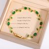 Elegant Zircon-Embellished Tree Branch Bracelet In Eco-Friendly Copper With Gold Plating Unisex Luxury Jewelry Daily Wear
