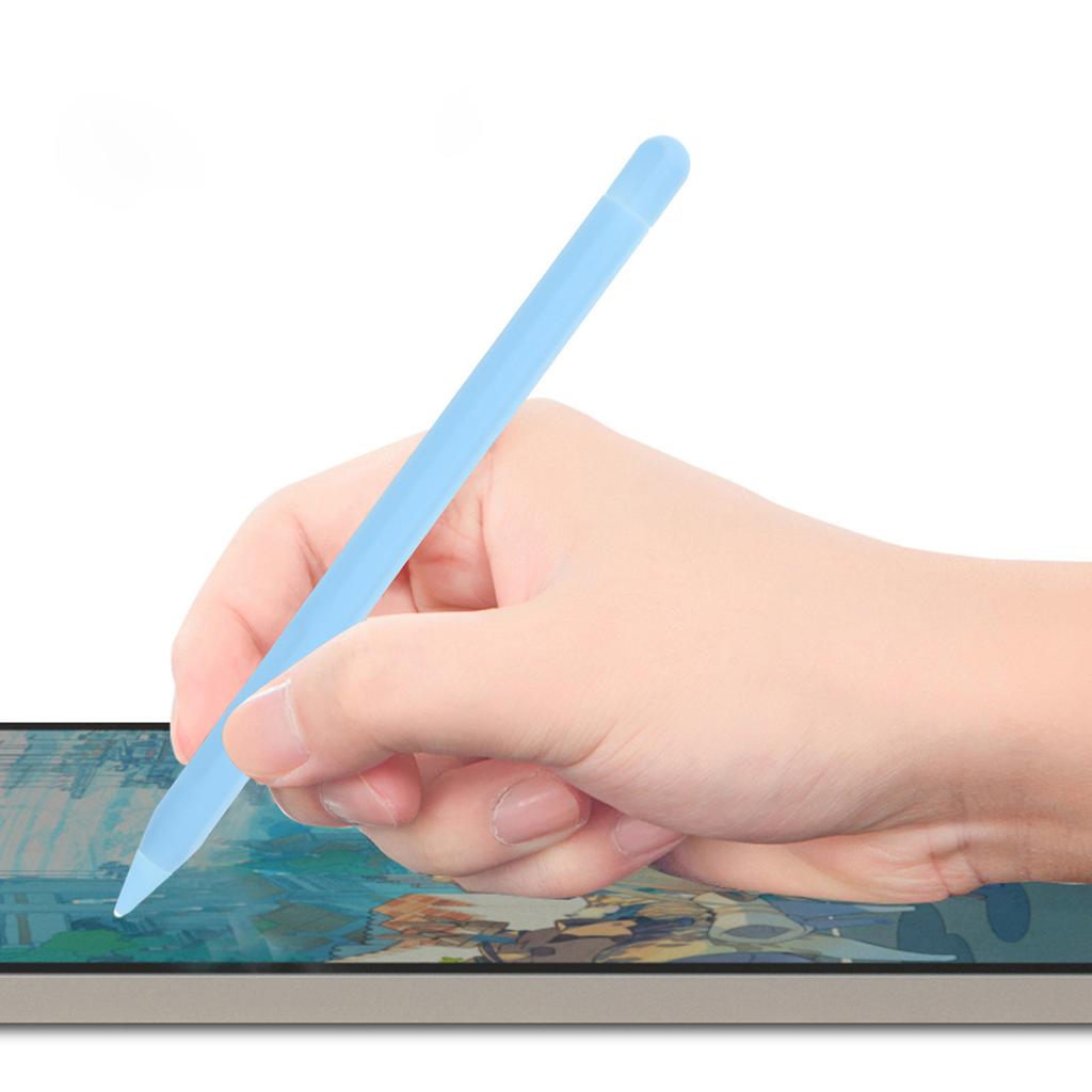 Stylus Pen Protective Sleeve Silicone Carrot-Shaped Anti-Slip Non-Slip Case Protective Cover Anti-Fall Stylus Pen Holder
