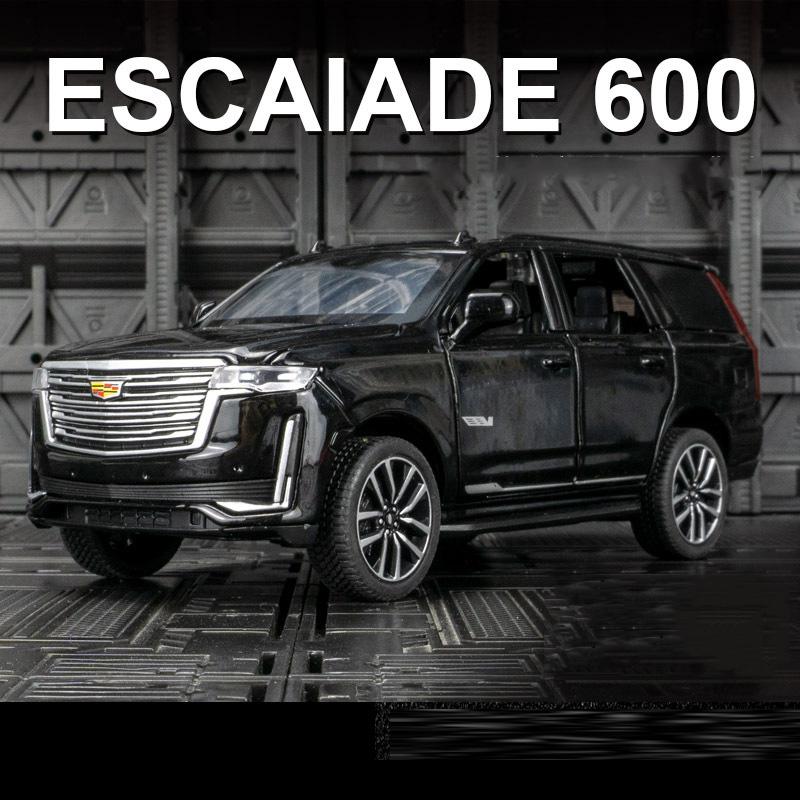 

1:Масштаб 32 Cadillac Escalade 600 Металеві Моделі Автомобілів Іграшка Металеві Литі Автомобілі Позашляховики зі Звуком Світлом Іграшки Автомобілі SUV для Дітей Подарунки чорний