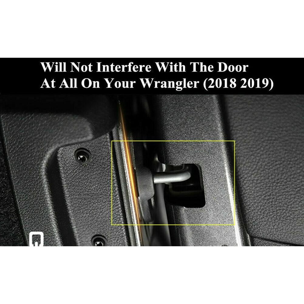 Aesthetic Upgrade Door Lock Trims & Covers Set for Jeep For Wrangler JL JT & For Willys (Fits Years 2018 2025)