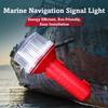 Ultra Bright Solar Powered Light Flashing Ligh Waterproof Ship Warning Light 1000 Meter 8LED Sea Signal Light Farm Driving