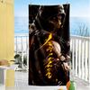 Golden Scorpion Beach Towel for Beach Travel Comfortable Printed Beach Towel Fashion Lovers Travel Essential, Portable for Business Trip & Gym