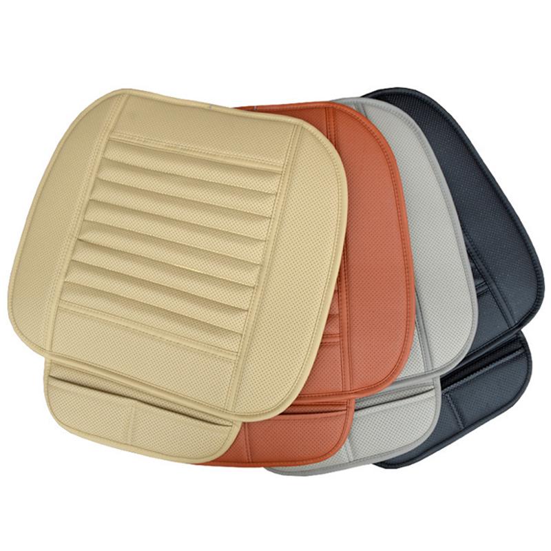 Breathable PU Leather Bamboo Charcoal Car Interior Seat Cover Cushion Pad for Auto Supplies Office