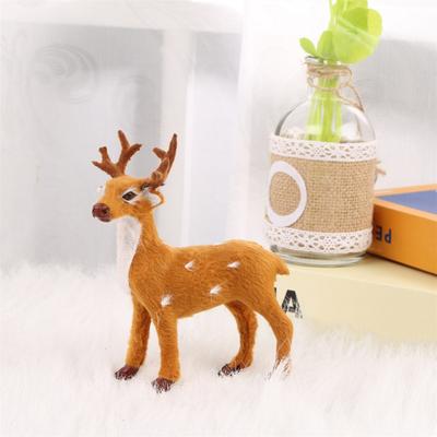Vánoční Kreslený Los Plyšový Simulace Sob Jelen Párty Scéna Rozložení Falešná Figurka Losa Domácí Dekorace Pro Stolní Ozdoby