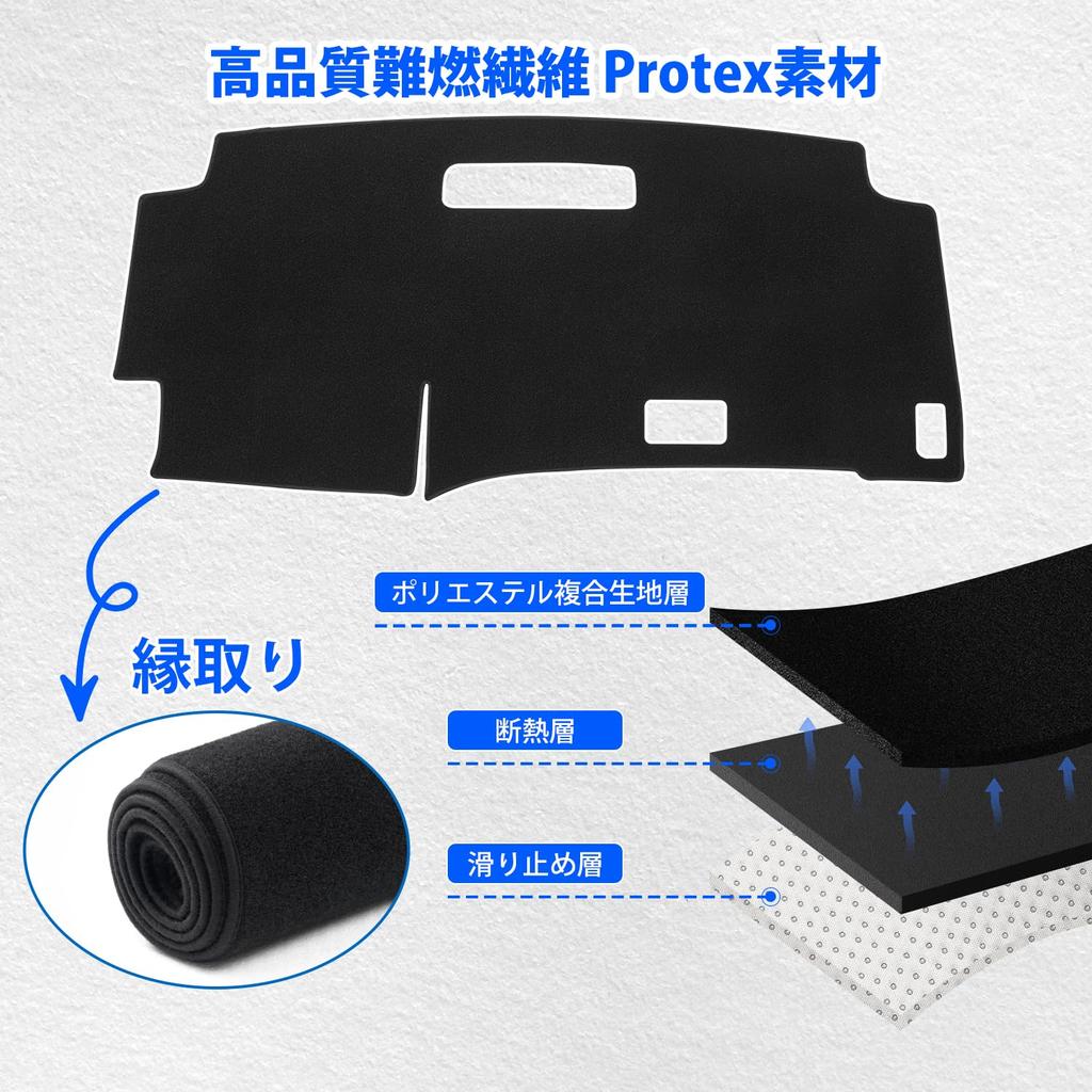 CARVANTA Nissan Compatible Dashboard Mat for the New Serena C28 Vehicles Without Dashboard Cover December 2022 Specific Sun Reduces and Prevents Car 1
