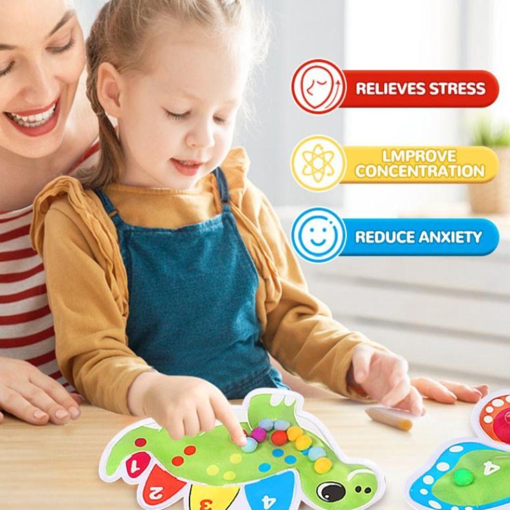 Color Matching Sensory Toys Squeeze Fidget Fidget Toy Cute Color Sorting Toys  Toddlers