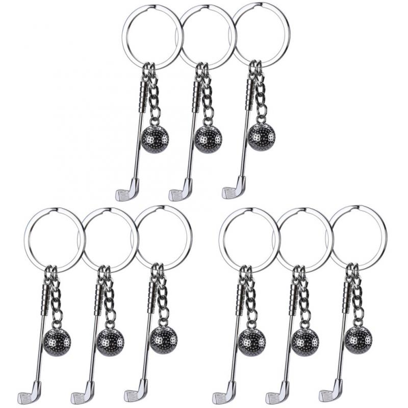 Golf-Themed Keychain Set, Suitable for Sports and Parties