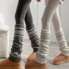 Weihnachts-Woll-Beinwärmer für Damen Mädchen Warme Gestrickte Fußabdeckung Socken JK Lolita Mädchen Lange Strümpfe Beinwärmer Herbstsocke