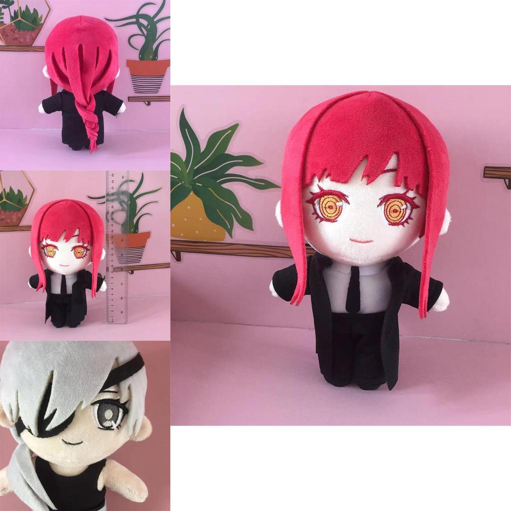 Male And Female Makima Plush Doll From Animation Chainsaw Man Series