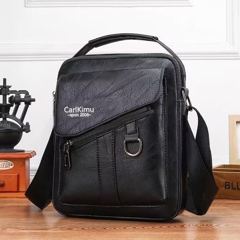 Classic Multi‑pocket Sport Shoulder Bag Durable Water‑resistant Nylon Crossbody Handbag for Men Everyday Casual Wear