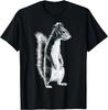 Vintage Squirrel Headphone Unisex T-Shirt