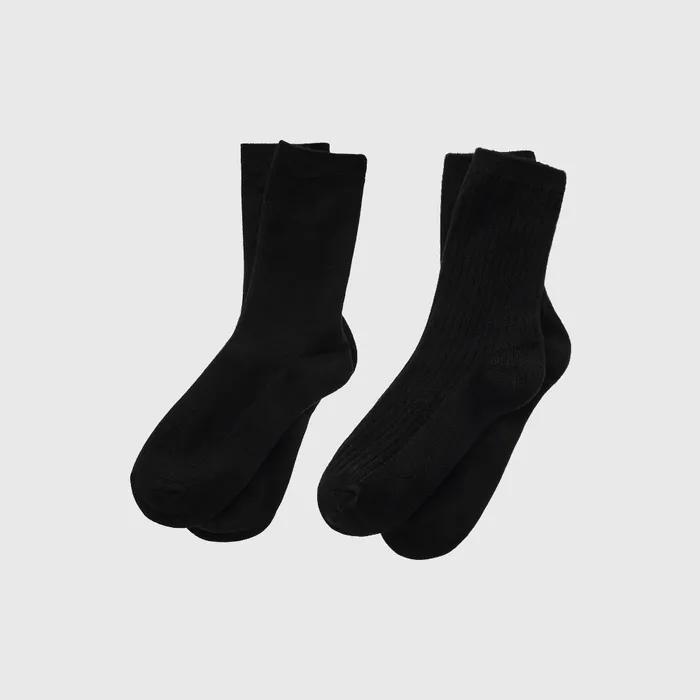 Lana Crew Socks 2-Set / LANA CREW SOCKS 2SET_3colors