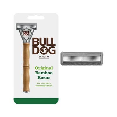 Bulldog Original Bamboo 5-Blade Razor (1 Handle + 2 Blades)
