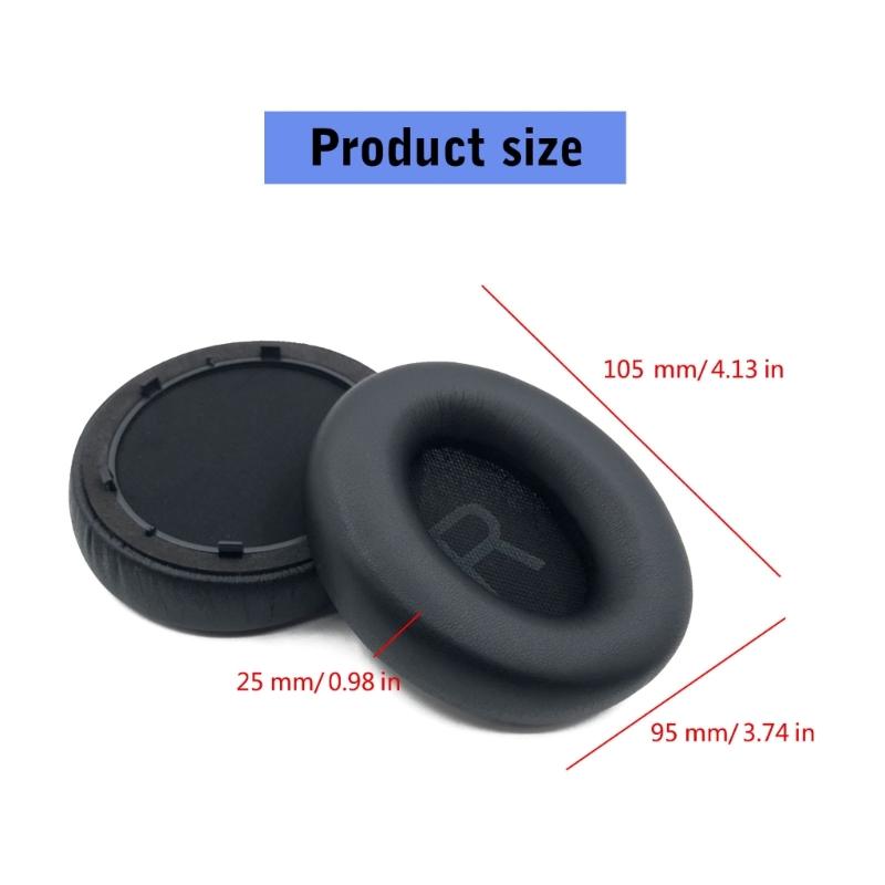 Earpads Cotton Linen Ear Cushions for Space Q45 Headphones Comfortable Noise Isolation Earpads Sleeves