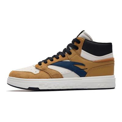 Street Style High-Top Skate Shoes Men Sneakers Black Brown 112238065-3