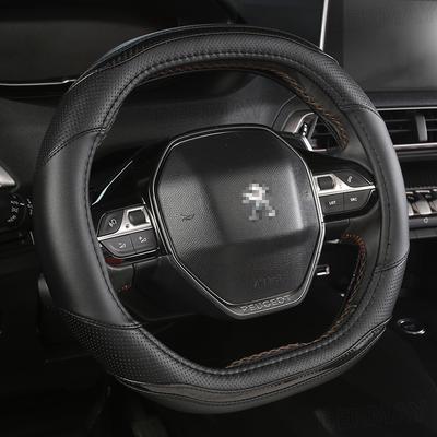 Voor Peugeot 3008 4008 5008 Auto Stuurhoes Koolstofvezel + PU Leer Auto Accessoires interieur