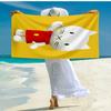 Ultra-Soft Beach Towel with Musti Theme,Ideal for Pool - Camping, Diving - Perfect Travel Essential, Vibrant Beach Towel.