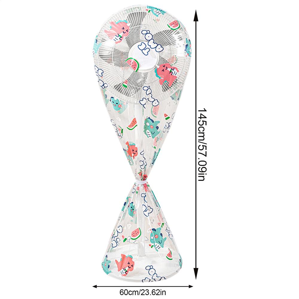 Fan Dust Cover Universal Full Cover Round Standing Fan Protector Suitable for Schools Offices Homes Travel Storage