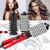 3-in-1 Hot Air Styler & 360° Rotating Hair Dryer - Curling & Straightening Brush with Ionic Technology for Frizz Control-CD6