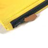 Hermes Neovan MM Beuteltasche Zweifarbig Clutch Tasche Polyamid Gelb/Weiß
