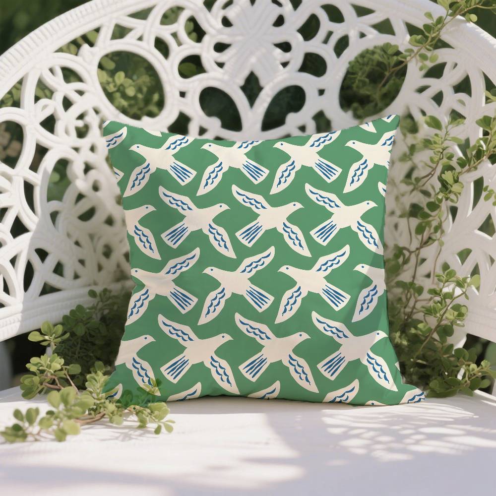 Британский Печатный Стиль Ариана Мартин-B Наволочка Противоклещевая Наволочка Невидимая Молния Шелковистый Короткий Плюш Чехол для Подушки Дивана 12x12Inch